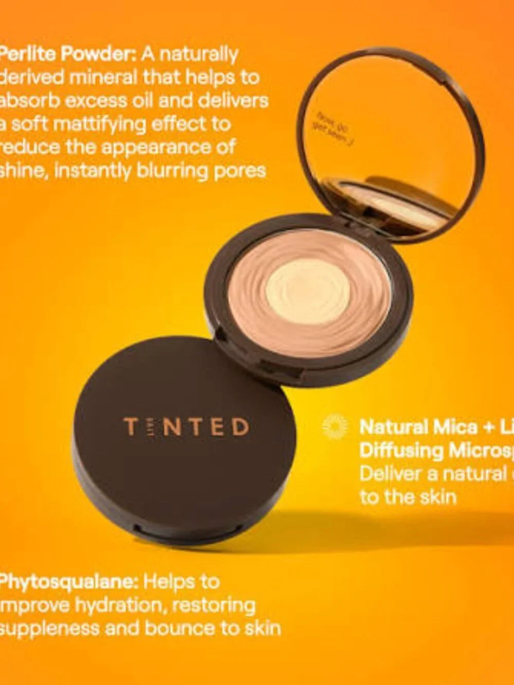 Live Tinted MEDIUM/LIGHT Hueskin Brightening Core Setting Powder NEW UNUSED